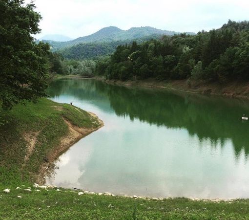 Il lago di Pianfei in uno scatto del 2016 Il lago di Pianfei in uno scatto del 2016