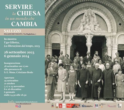 Saluzzo, la locandina della mostra nel museo diocesano: "Servire la Chiesa in un mondo che cambia"