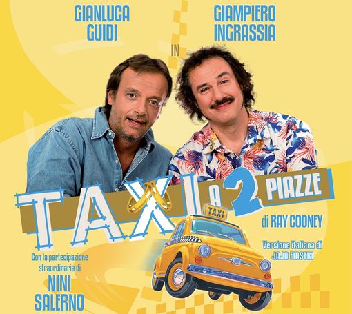 Con “Una sera a teatro” Barge va all’Alfieri di Torino per “Taxi a due piazze”