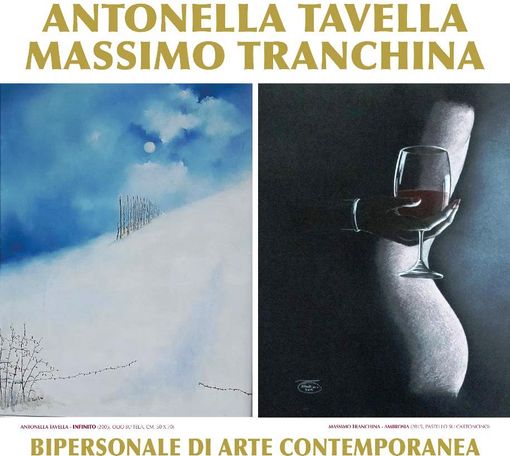 Cherasco, mostra della pittrice Antonella Tavella e del pastellista Massimo Tranchina