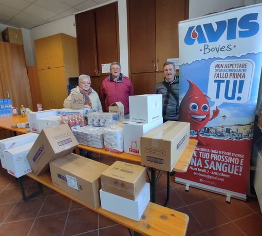 Boves, dal gruppo Avis spesa solidale all’associazione La Casa