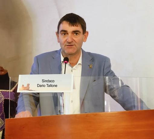 Il sindaco di Fossano, Dario Tallon Il sindaco di Fossano, Dario Tallon