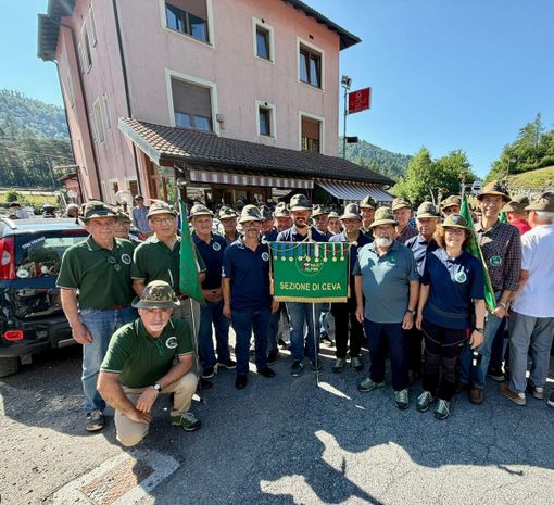Gli alpini dell'ANA Ceva al raduno nazionale al Colle di Nava Gli alpini dell'ANA Ceva al raduno nazionale al Colle di Nava
