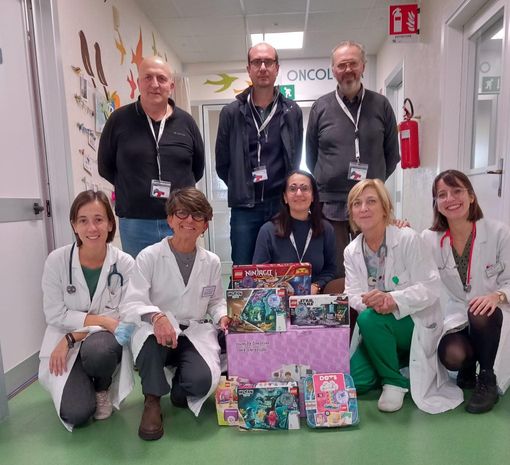 La consegna presso la Pediatria di Savigliano