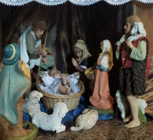 Il presepe della chiesa Il presepe della chiesa