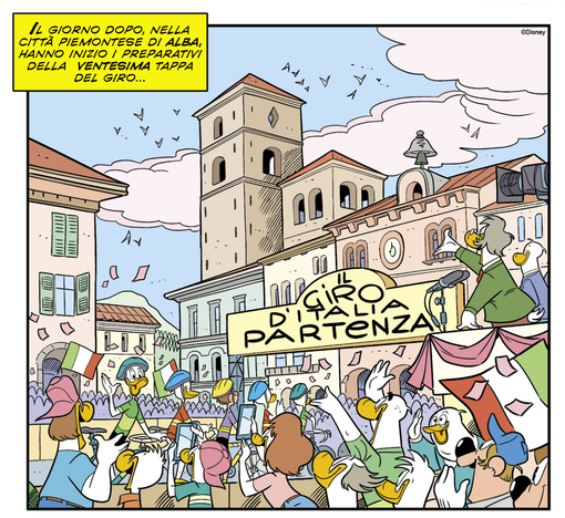 Piccole licenze artistiche nella piazza del Duomo teatro della partenza Piccole licenze artistiche nella piazza del Duomo teatro della partenza