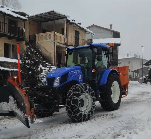 Lo spartineve nuovo donato