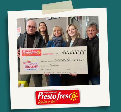Valentina di Alba vince il superpremio da 10.000 euro: il lieto fine del concorso “100 Negozi Vincenti!” Valentina di Alba vince il superpremio da 10.000 euro: il lieto fine del concorso “100 Negozi Vincenti!”