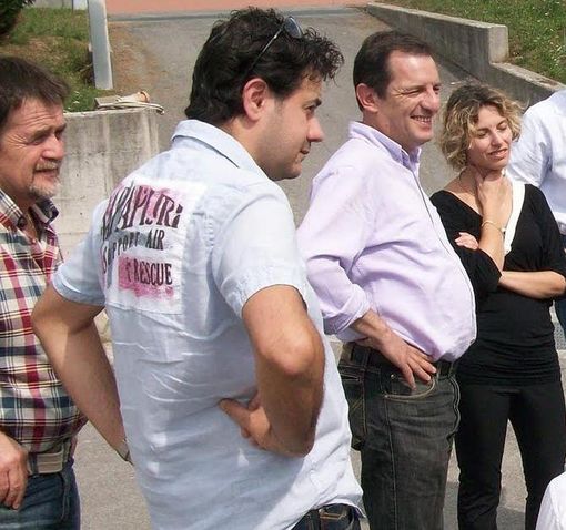 Il gruppo della Lega Nord monregalese in una foto di qualche mese fa