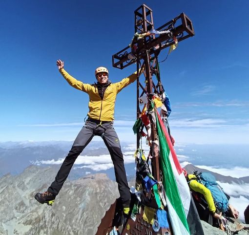 Sandro Maranetto sul Monviso Sandro Maranetto sul Monviso