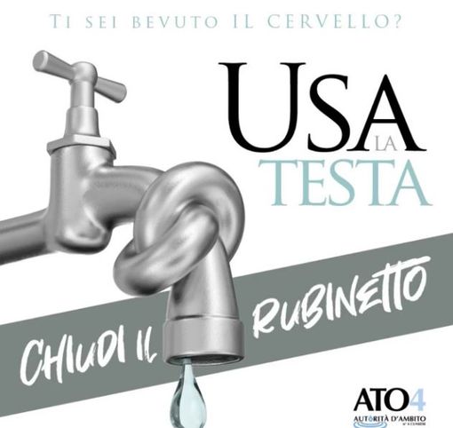 L'Ato 4 Cuneese lancia l'appello anche sui socia contro lo spreco di acqua