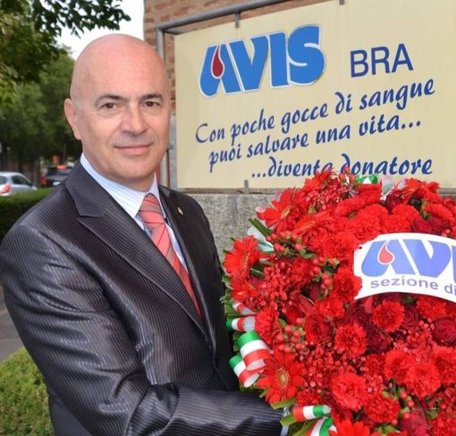 Armando Verrua, presidente del gruppo Avis di Bra Armando Verrua, presidente del gruppo Avis di Bra