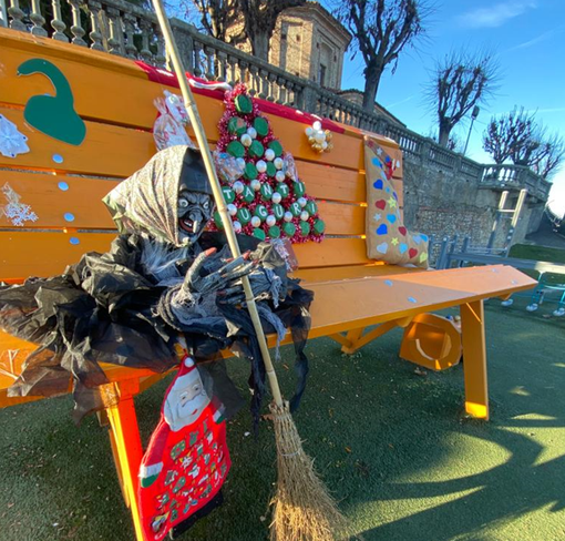 La Befana è arrivata a Piozzo e ha fatto tappa alla Big Bench