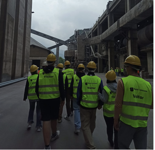 Studenti dell'Arimondi Eula in visita allo stabilimento Buzzi Unicem di Robilante