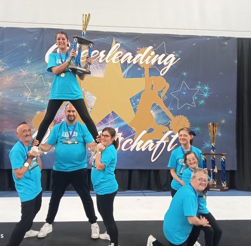 Atleti de “Le Nuvole” asd di Alba campioni europei Eca-categoria cheerability