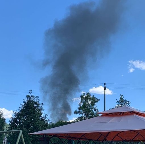 Incendio boschivo a Peveragno, in via Pra de' Boni