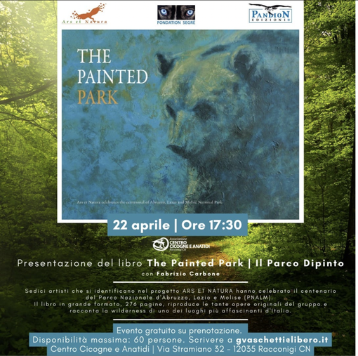 Racconigi, al Centro Cicogne si presenta il libro "The Painted Park"