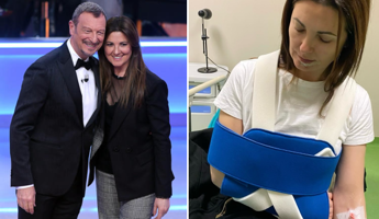 Giovanna Civitillo, incidente per la moglie di Amadeus: &quot;Poteva andare molto peggio&quot;