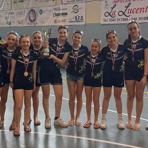 Volley femminile: Cherasco sul podio U13 ai campionati nazionali Csi