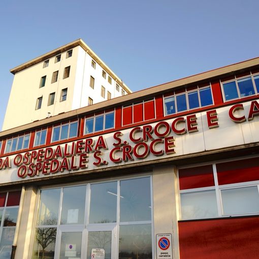 L'ingresso del Pronto soccorso di Cuneo