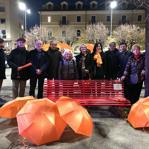 Alcuni momenti della cerimonia di inaugurazione tenuta oggi in piazza Carlo Alberto a Bra