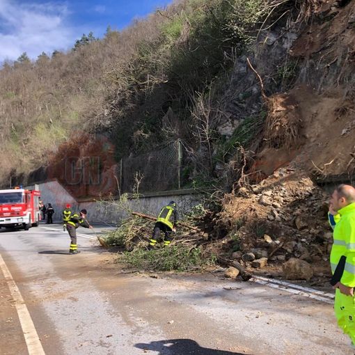 Lo scorso 1° aprile il crollo sulla trafficata Statale