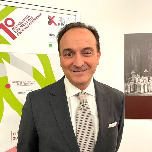 Il governatore piemontese Alberto Cirio