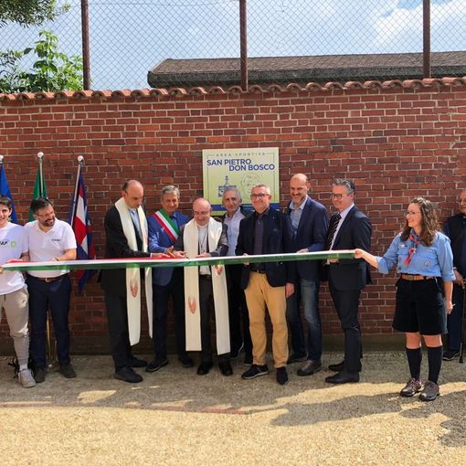 L'inaugurazione della nuova area sportiva &quot;San Pietro-don Bosco&quot; di Savigliano