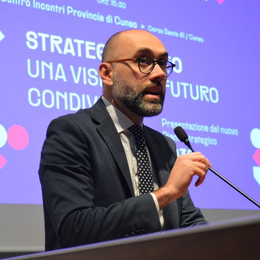 Il presidente provinciale Luca Robaldo