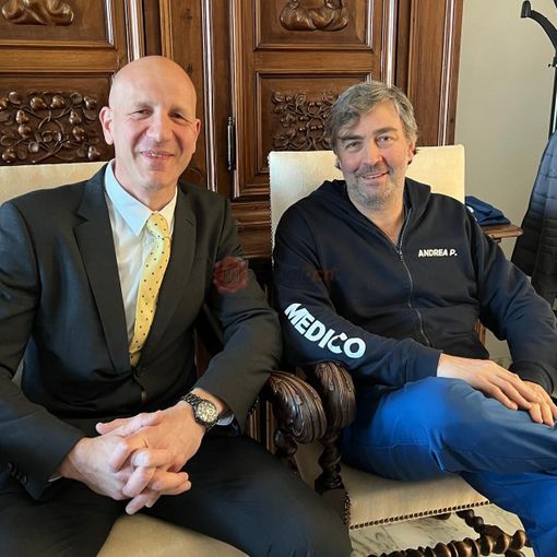 Il dottor Bonomi con il dottor Puppo