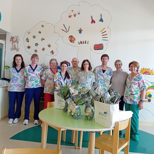 Le uova solidali di ENEA Onlus donano dolcezza ai pazienti della pediatria di Mondovì