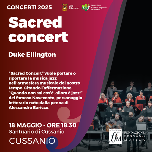 Domenica, Musica! – Duke Ellington's Sacred Concert