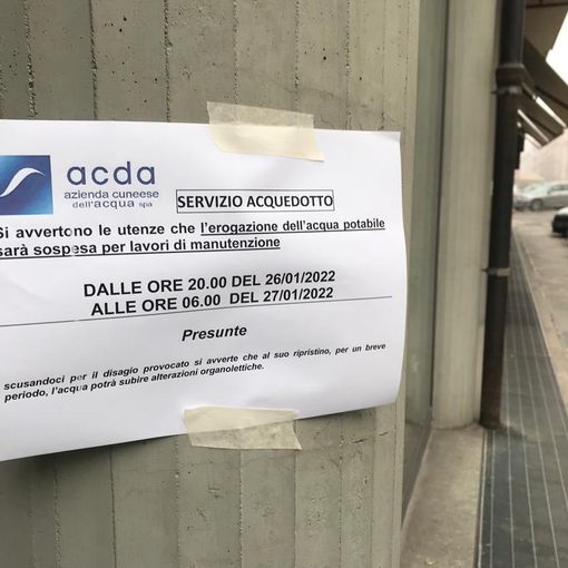 L'Altipiano di Cuneo senz'acqua nella notte tra mercoledì e giovedì