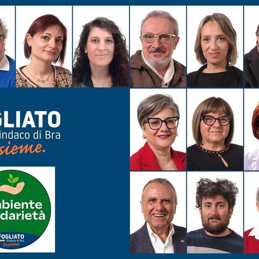 Bra, la lista civica Ambiente Solidarietà presenta i suoi componenti