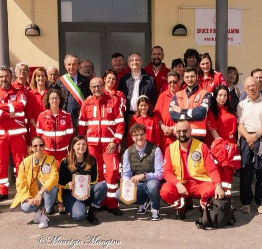 Nelle foto di Maurizio Mangino alcuni momenti della cerimonia tenuta sabato 6 aprile presso la Sala Operativa Locale della Croce Rossa Italiana di Bra
