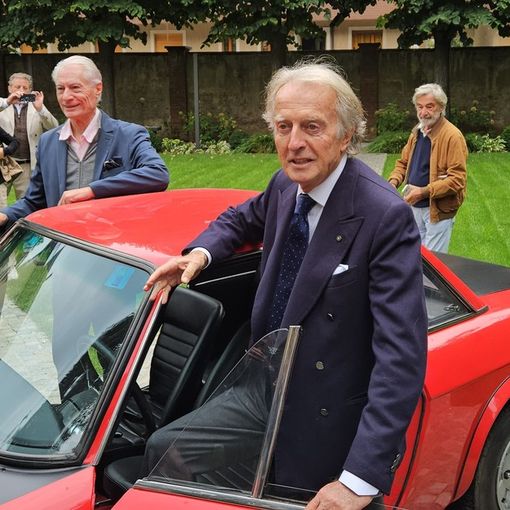 Luca Cordero di Montezemolo ha inaugurato la mostra “Vincenzo Lancia” in Confindustria Cuneo [FOTO]