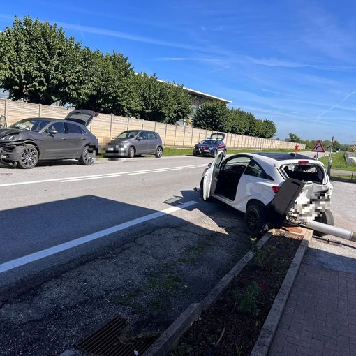 La scena dell'incidente