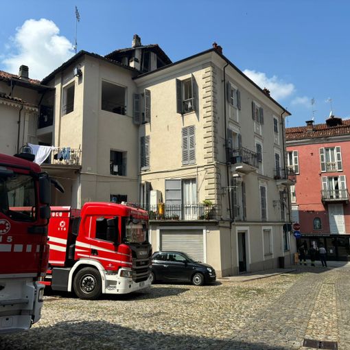 L'intervento dei Vigili del Fuoco
