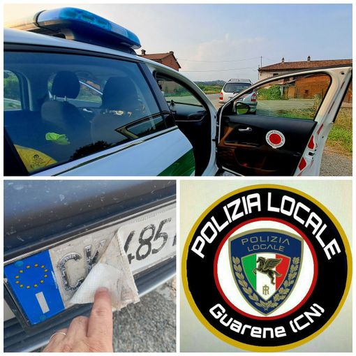 Guarene, viaggiava sull'Asti-Alba senza assicurazione e con targhe modificate per eludere i controlli Guarene, viaggiava sull'Asti-Alba senza assicurazione e con targhe modificate per eludere i controlli