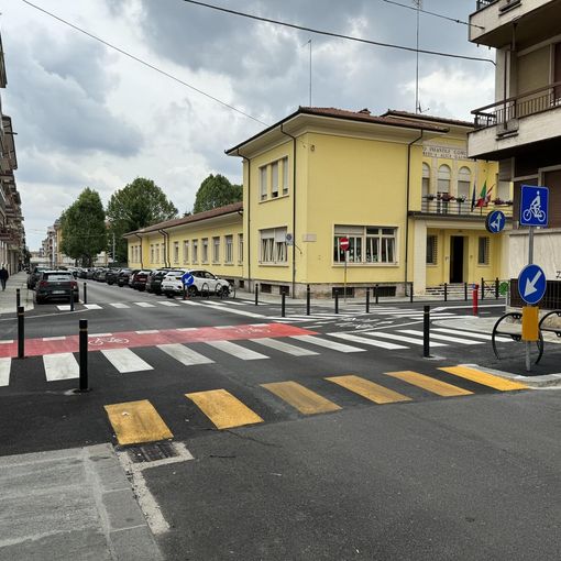 I lavori ultimati in via Sobrero