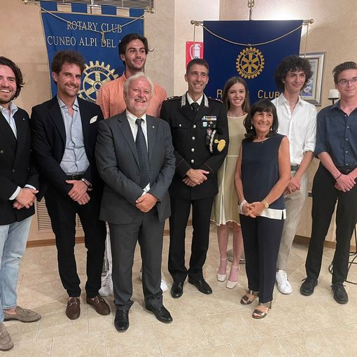 Prima conviviale dell'anno sociale 2022/23 per i Rotary Club Cuneo e Cuneo Alpi del Mare
