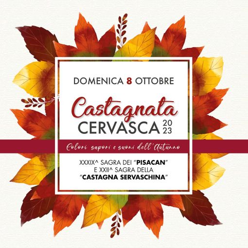 Cervasca: fervono i preparitivi per il grande ritorno della Castagnata della Servaschina