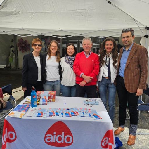 Aido in piazza a Savigliano per sensibilizzare sull'importanza della donazione di organi e tessuti
