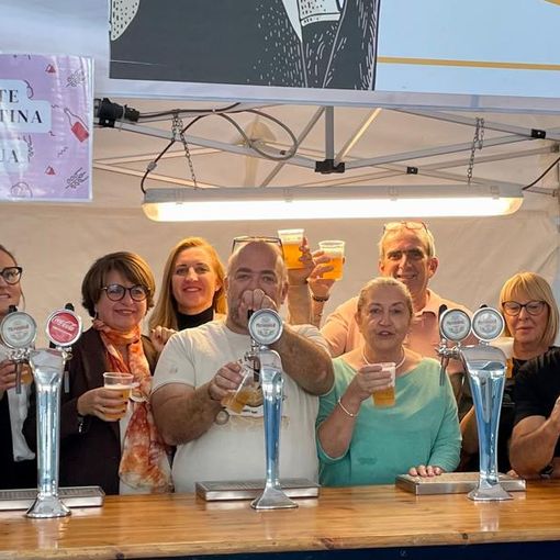 Prima spillatura alla Beertello Fest di Borgo San Dalmazzo