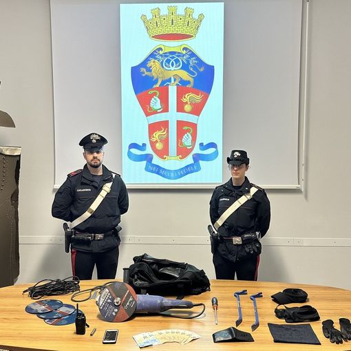 Il materiale sequestrato dai carabinieri