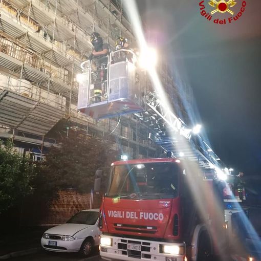 Alba: il complesso di case in via Pinot Gallizio messo in sicurezza dopo i danni del maltempo