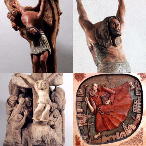 Attesa per la benedizione del "Cristo dei peuples fréres" donato dai valdostani alle Diocesi di Saluzzo e Cuneo