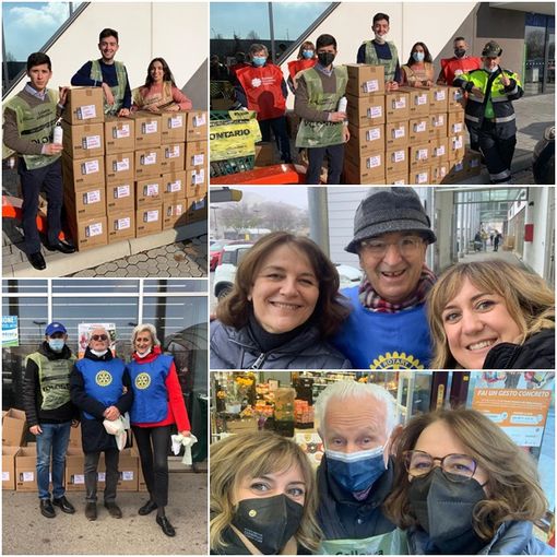 Saluzzo, momenti della Colletta alimentare che ha visto in campo anche soci Rotary Saluzzo e giovani Rotarac Saluzzo, momenti della Colletta alimentare che ha visto in campo anche soci Rotary Saluzzo e giovani Rotarac