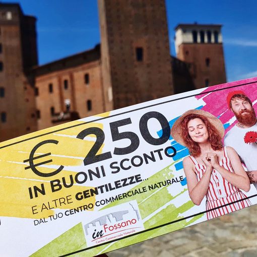 Fossano: 250 euro in buoni sconto ai clienti per sostenere il commercio di vicinato