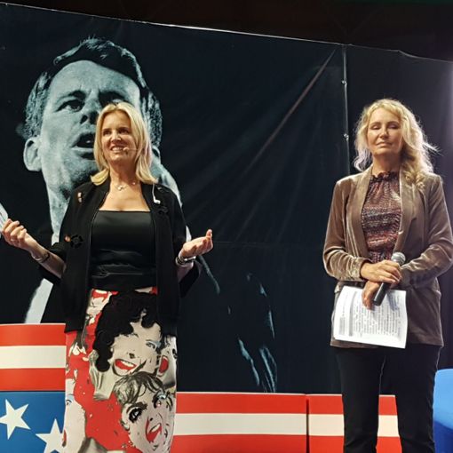 Kerry Kennedy aveva incontrato gli studenti a Cuneo il 9 maggio 2018